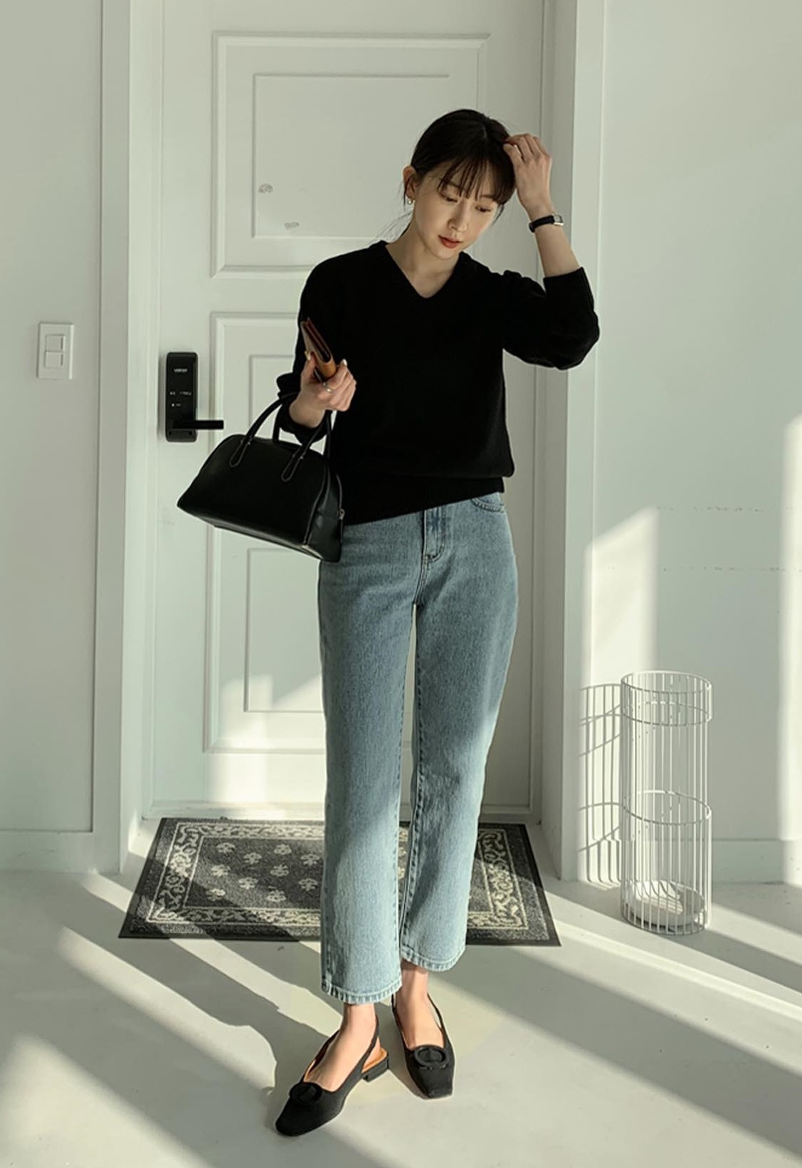 5 cách diện quần jeans cho nàng thấp bé - Ảnh 4. 5 cách diện quần jeans cho nàng thấp bé - Ảnh 4.