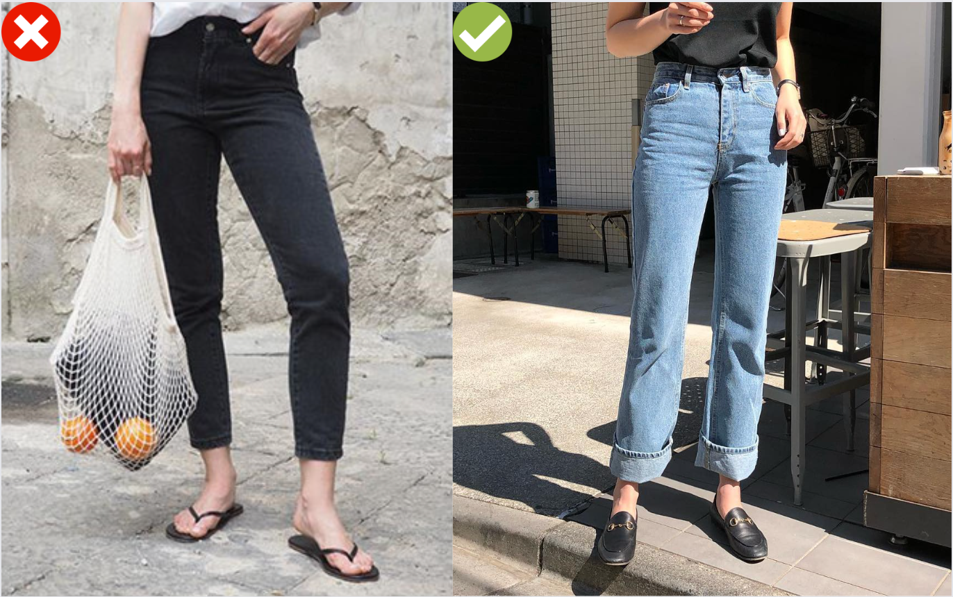 4 sai lầm khi diện quần jeans khiến nàng công sở mất điểm - Ảnh 2. 4 sai lầm khi diện quần jeans khiến nàng công sở mất điểm - Ảnh 2.