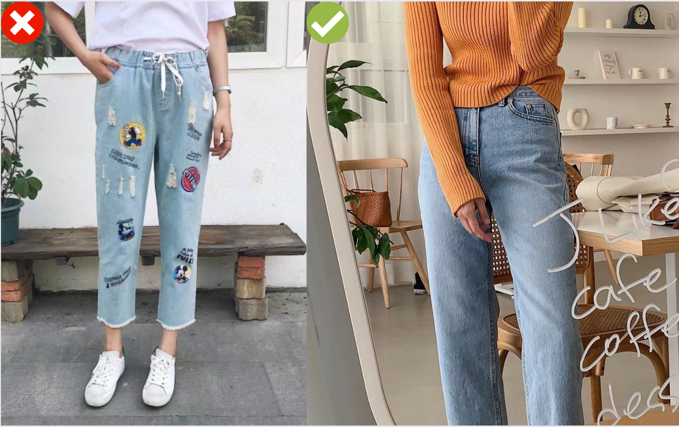 4 sai lầm khi diện quần jeans khiến nàng công sở mất điểm - Ảnh 3. 4 sai lầm khi diện quần jeans khiến nàng công sở mất điểm - Ảnh 3.