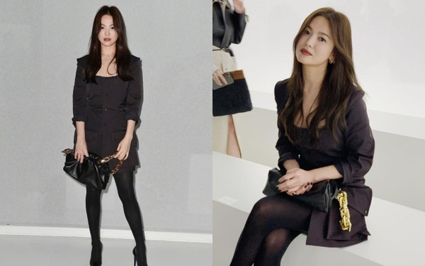 Song Hye Kyo - Han So Hee cùng mặc váy đen: Đàn chị quá an toàn đến nỗi nhàm chán, cô em lấn át với vẻ 'tắc kè hoa' - Ảnh 3. Song Hye Kyo - Han So Hee cùng mặc váy đen: Đàn chị quá an toàn đến nỗi nhàm chán, cô em lấn át với vẻ 'tắc kè hoa' - Ảnh 3.