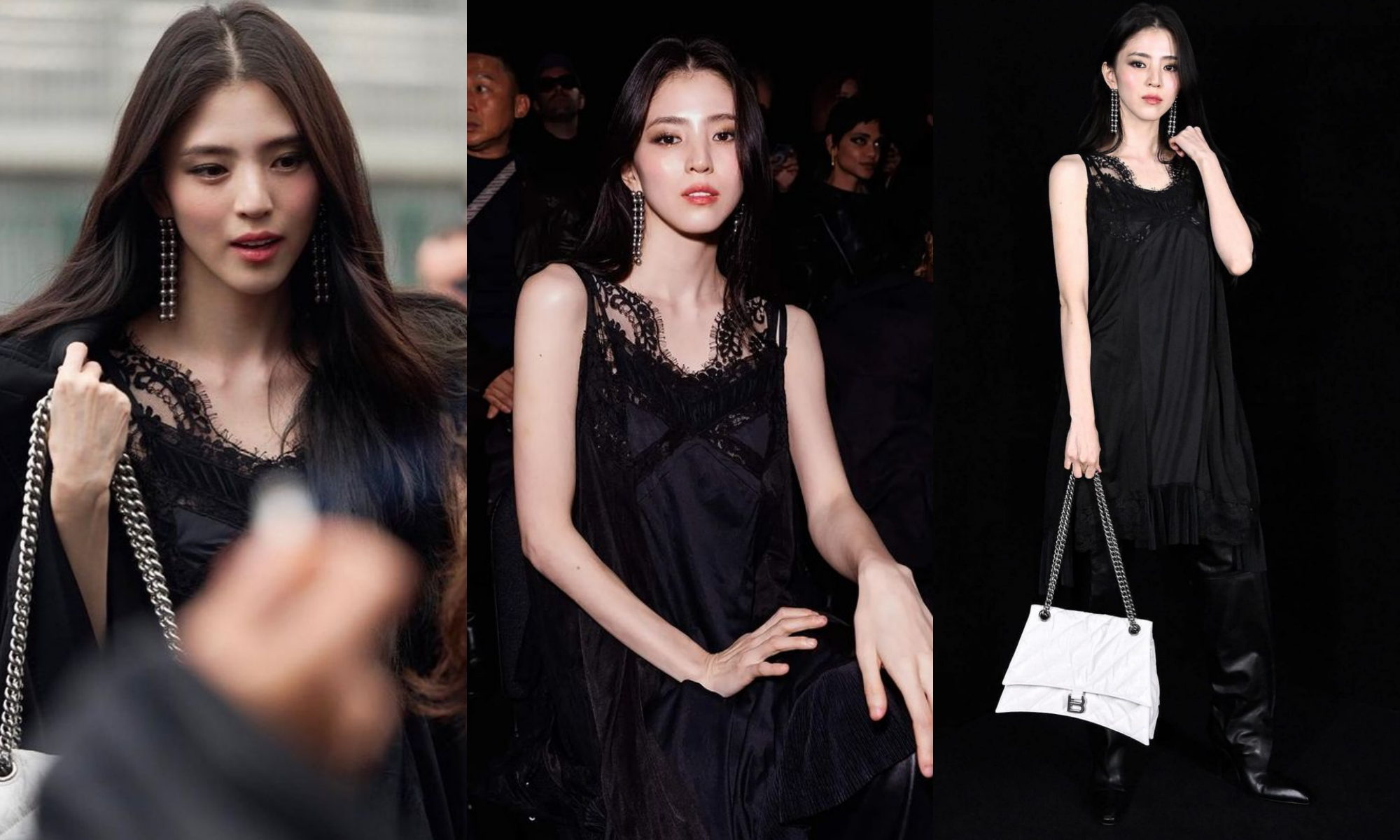 Song Hye Kyo - Han So Hee cùng mặc váy đen: Đàn chị quá an toàn đến nỗi nhàm chán, cô em lấn át với vẻ 'tắc kè hoa' - Ảnh 6. Song Hye Kyo - Han So Hee cùng mặc váy đen: Đàn chị quá an toàn đến nỗi nhàm chán, cô em lấn át với vẻ 'tắc kè hoa' - Ảnh 6.