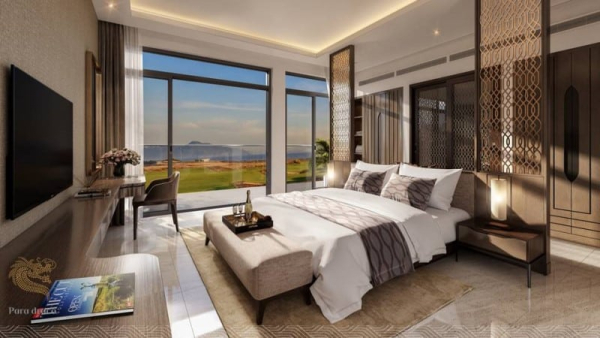 Phối cảnh phòng ngủ biệt thự mẫu Para Draco Cam Ranh Phối cảnh phòng ngủ biệt thự mẫu Para Draco Cam Ranh